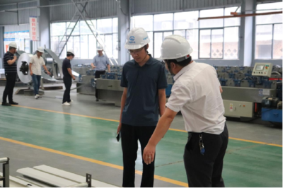 深化合作，共筑未來 新運(yùn)公司新加坡J150地鐵項(xiàng)目部調(diào)研鋼結(jié)構(gòu)制造分公司輕質(zhì)建筑材料制造